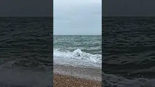 🌊 Slow Motion Waves at Sandown Beach, Isle of Wight ✨#shorts #shortsfeed #shortvideo #oceanwaves