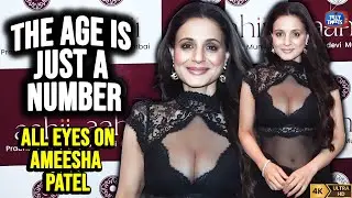 Ameesha Patel Stuns in Sheer Black at AAHII Restaurant Launch! 🔥