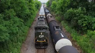 INSANE MEET ON THE CPKC WATERTOWN SUB + CP 6644 WW2 MEMORIAL VETERANS UNIT LEADS CPKC 149 & MORE!