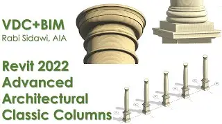 Revit 2022 Advanced Architectural Classic Columns 4K
