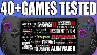 ROG ALLY X 40 GAMES TESTED!