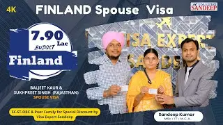 Finland Spouse Visa Success Story Baljeet Kaur | Budget 7.90 Lac #finland #finlandspouse #spouevisa