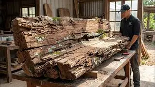 Woodworking for Beginners - A Carpenter’s Brilliant Idea from Ugly Wood