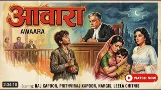 🎭 AWAARA (1951) Full Movie | Raj Kapoor, Nargis, Prithviraj Kapoor | Bollywood Masterpiece