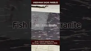 Fish brown granite of Vardhman Sagar Marbles