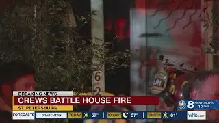 Dog missing after running out of St. Pete house on fire