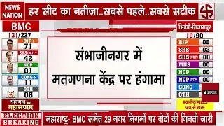 BMC Election Result Today: Sambhajinagar में Counting Centre पर हंगामा। Uddhav |Raj | Shinde| Mumbai