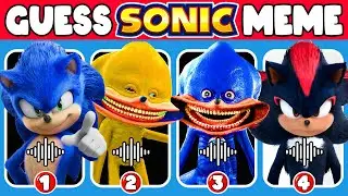 Guess Sonic Meme 😂🌈💙 | Guess Who&rsquo;s Dancing 🎭💃 | Sonic 🦔, Shadow ⚡, Knuckles 🔴, Tails 🦊, Amy Rose 🌸 |