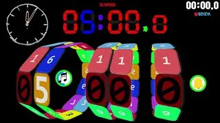 rotation slider number 5 minute countdown timer alarm🔔