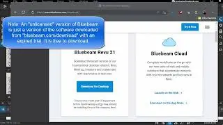 Digital Review with UNLICENSED Bluebeam - Differences using Revu 20, Revu 21, and Bluebeam Cloud