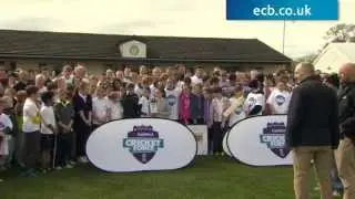 Gatting, Hoggard and Wyatt help launch NatWest CricketForce 2014