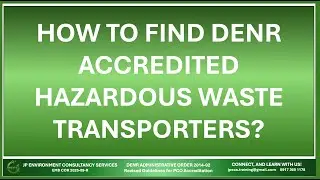 How to find List of DENR Accredited/Registered Hazardous Waste Transporter?