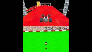 Mario Kart DS ROM Hack - SM64 Princess's secret slide with music