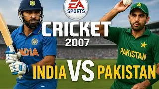 Nostalgia EA Cricket 07 Gameplay in 2025   Still the best INDIA vs PAKISTAN