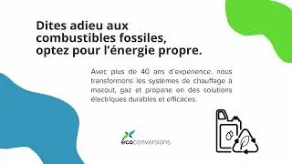 Experts en solutions de chauffage &eacute;cologiques | &Eacute;coconversions| conversion du mazout &agrave; l'&eacute;lectricit&eacute;