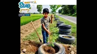 Monsoon plantation start with kids?Plant More Trees For Better Tomorrow [Neverstopgrowing]