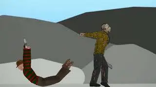 Freddy vs jason parte 1 #fridaythe13th #nightmareonelmst #freddykrueger #jasonvoorhees 