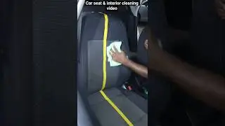 Car seat and interior cleaning work SelVlog