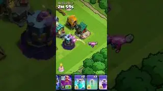 wizard tower 🆚 broom witch 🧹#youtubeshorts #clashofclans