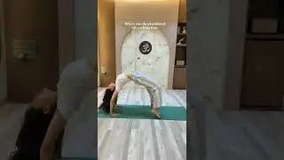 When you do a backbend after a long time🧘&zwj;♀️ #backbend #yoga #healthylifestyle