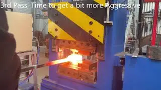 Making Damascus Steel from Bandsaw and 1084