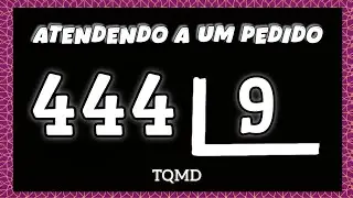🌟 444 dividido por 9 | como aprender divisão 