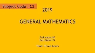 HSLC Maths Question Paper 2019 || Mathematics Paper 2019 SEBA || HSLC Math Paper 2019 ||