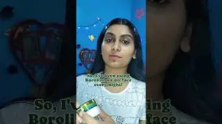 Using Boroline as my night cream #skincare #skincarehacks #boroline #glowingskin #acne