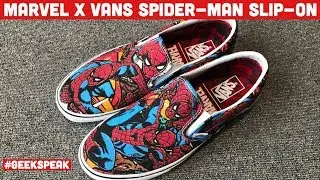MARVEL VANS SPIDER-MAN CLASSIC SLIP ON UNBOXING AND REVIEW | Geek Speak Episode 96 | JIGGY CRUZ