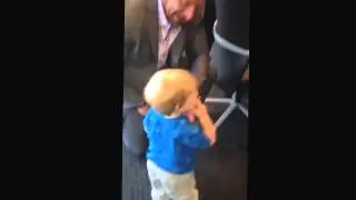 Triple H meets 2 years old fan kid 'Becks'