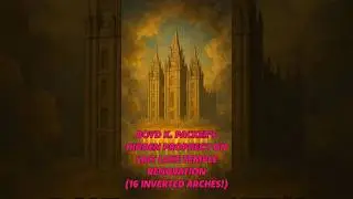 ✨Boyd K  Packer's Hidden Prophesy on Salt Lake Temple Renovation (16 Inverted ARCHES!)✨