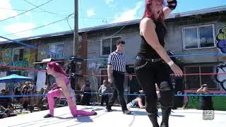 Alicia P Monroe + Jessika Black vs Dreya Mitchell + Leah Sparks -123 Lutte! All The Way Up Part 2