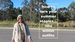 HOW TO WINTERIZE SUMMER CLOTHES LOOKBOOK 👗THE JO DEDES AESTHETIC