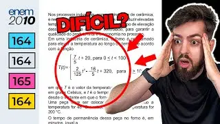 Nos processos industriais, como na indústria de cerâmica - ENEM 2010 - Função Quadrática