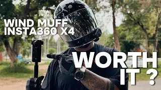 Wind Muff for Insta360 X4 Motovlog Worth it or not ?
