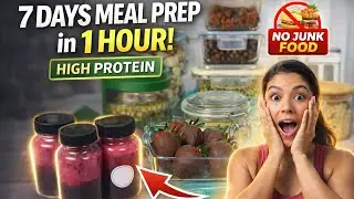 1 Hour Meal Prep for 7 Days | 11 Easy Indian Recipes
