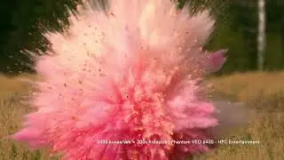 Pumpkin explosion 5000fps Phantom VEO 640S