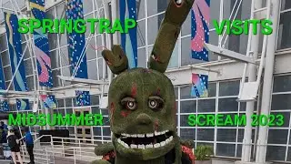 Springtrap Visits Midsummer Scream 2023 || MY FIRST VLOG