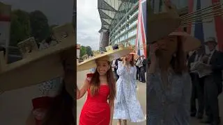 Is this THE craziest hat at @AscotRacecourse 👒?  #royalascot
