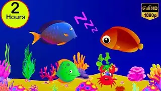 2 Hours Lullaby Baby Fish and Calming Undersea Animation  Baby sleep music | Super Lullaby songs08|