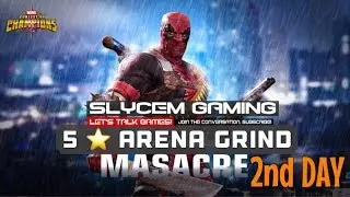 MCOC Time W/Slycem...5* Massacre Arena....All Night Grind!!!