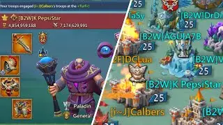 Lords Mobile - Zeroing Player With B2W Guild !