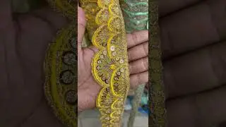 Thread work sequence lace | New design in Lace | Aditya Laces