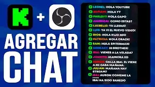 C&oacute;mo PONER el CHAT de KICK en tu STREAM con OBS (2026) Paso a Paso