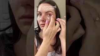 hyaluronic acid hydra-gel eye patches review! #shorts #skincare