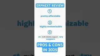 ERPNext Review (2025) Pros & Cons