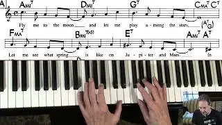 Урок №6 🌙 🎹 Простые открытые вокальные партии — Fly Me To The Moon