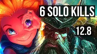 ZOE vs GANGPLANK (MID) | 11/0/6, 6 solo kills, Legendary, 1.1M mastery | BR Diamond | 12.8