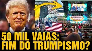 Trump VAIADO por 50 MIL pessoas (incluindo APOIADORES) em multid&atilde;o revoltada (VEJA OS V&Iacute;DEOS) 😮 🇺🇸