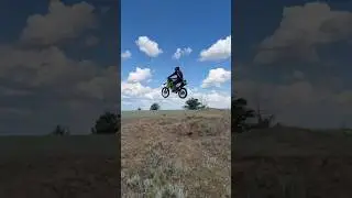 Kawasaki Klx 250 jump | Прыжок